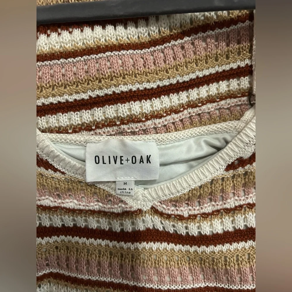 Olive & Oak Multicolor Striped Midi Dress - Picture 4 of 6